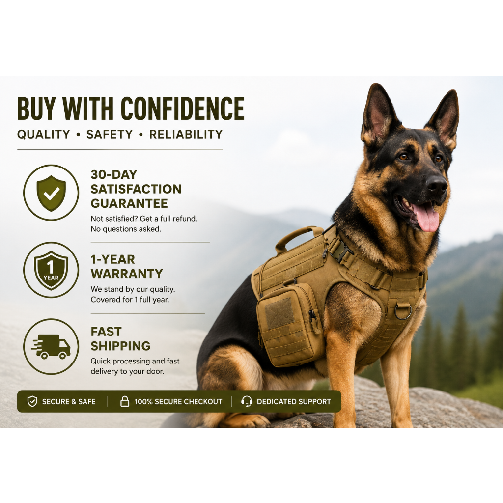 K9 Tactical Harness Set