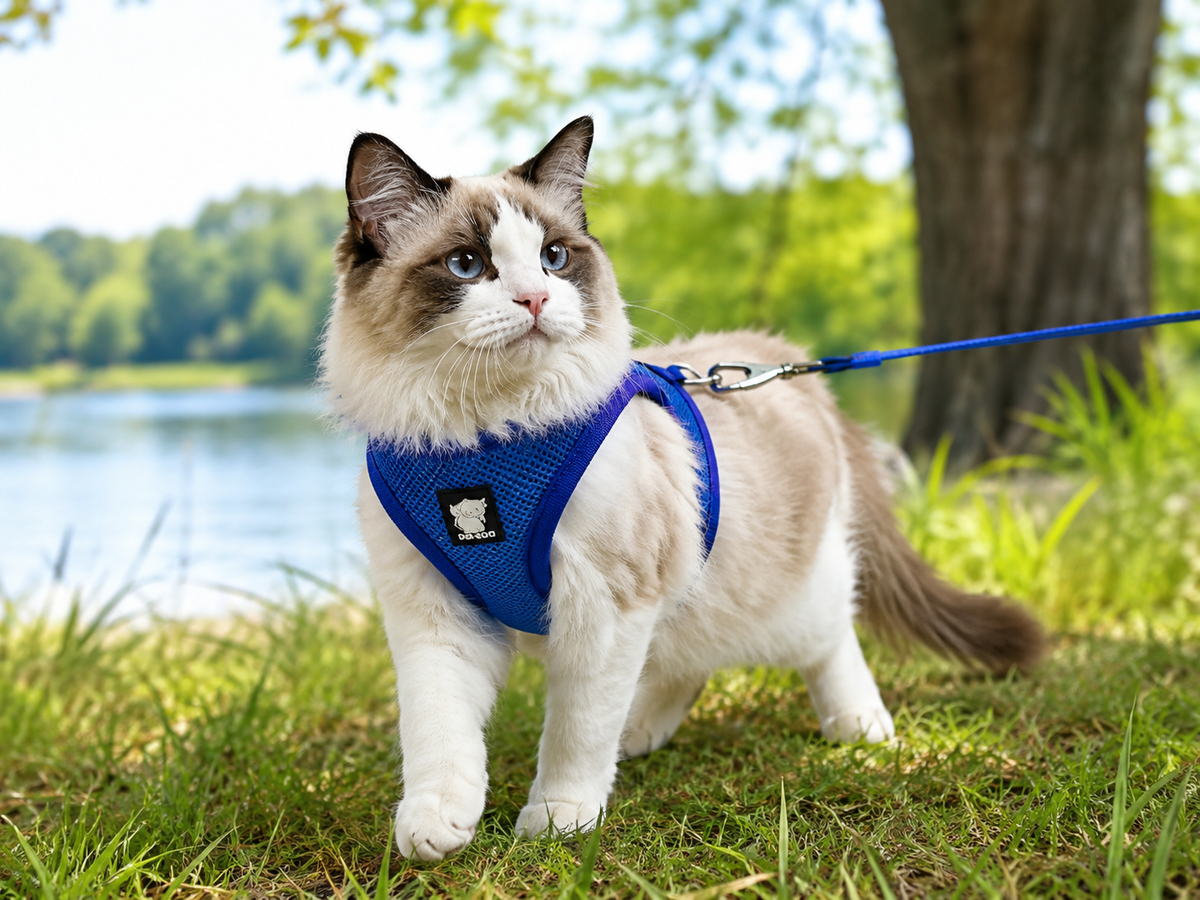 Anti-strike cat traction cat harness