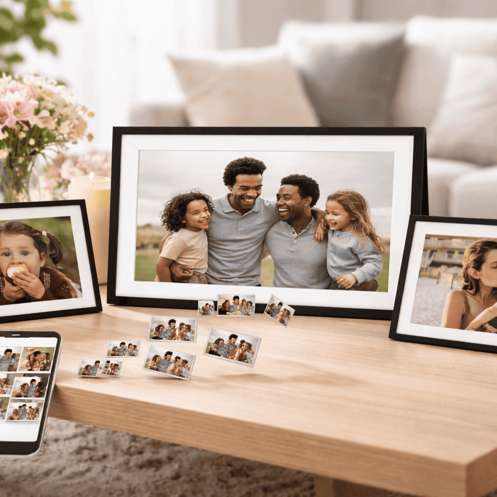 Cadre photo numérique Douxella 10 pouces 32 GO Uhale