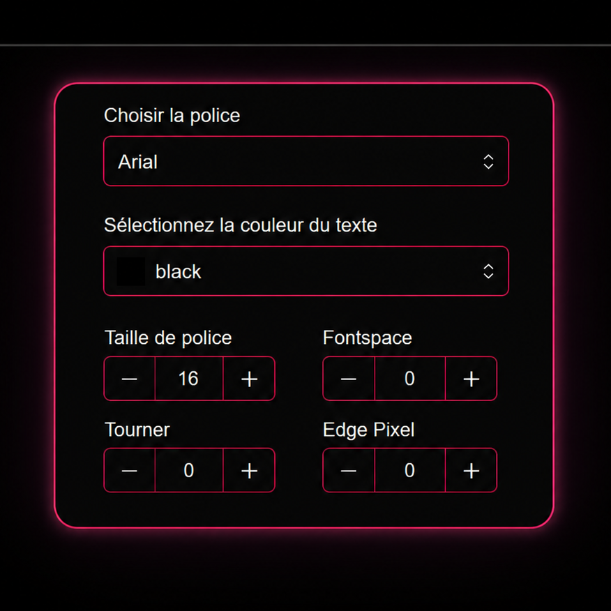 Personnalisez le style du texte