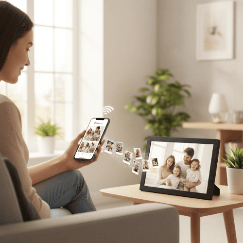 Cadre photo numérique Douxella 7 pouces