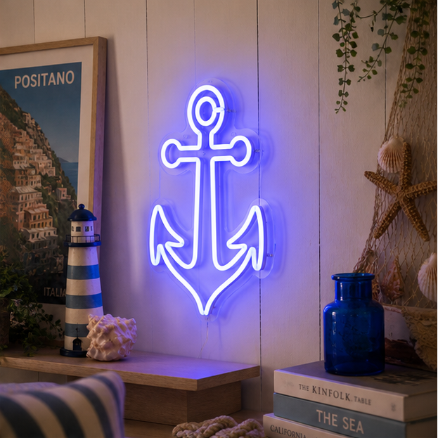 Douxella™ Néon LED Ancre Marine