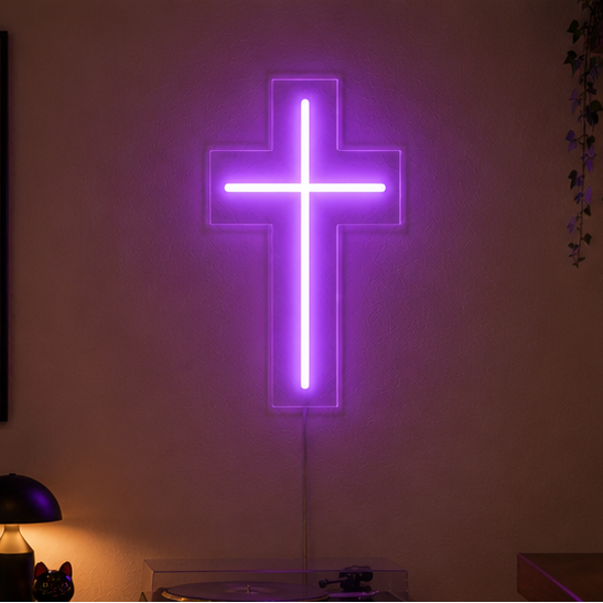 Douxella™ Néon LED Croix Lumineuse