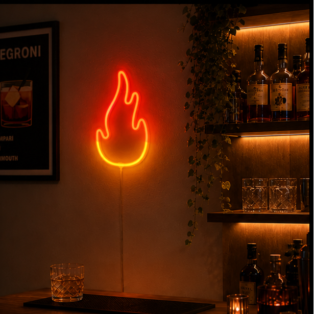 Douxella™ Néon LED Flamme Lumineuse