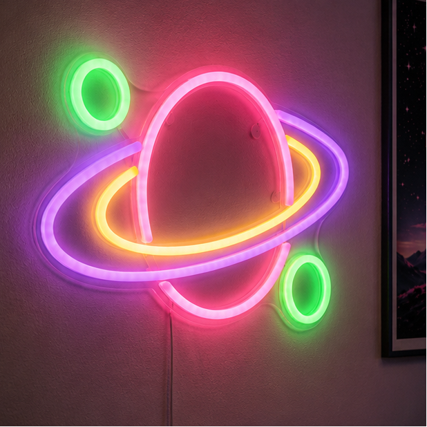 Douxella™ Néon LED Planète Lumineuse