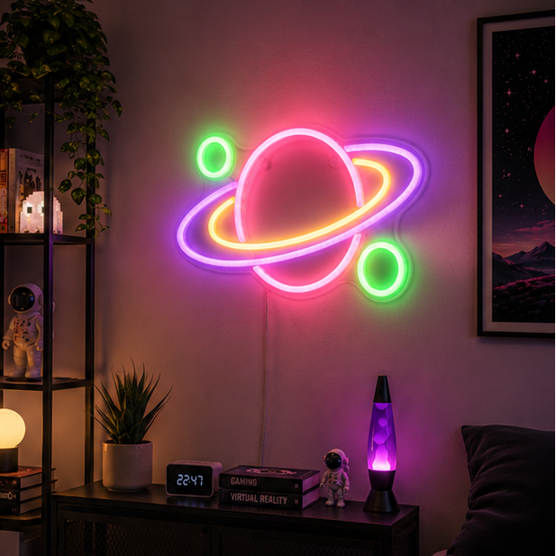 Douxella™ Néon LED Planète Lumineuse