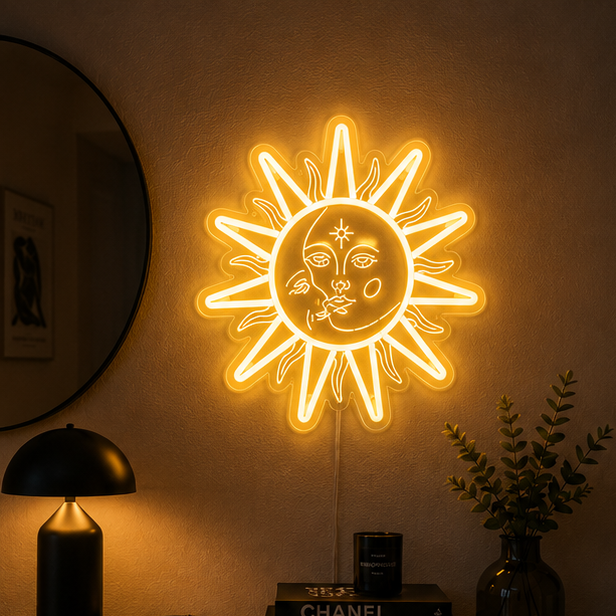 Douxella™ Néon LED Soleil Lumineux